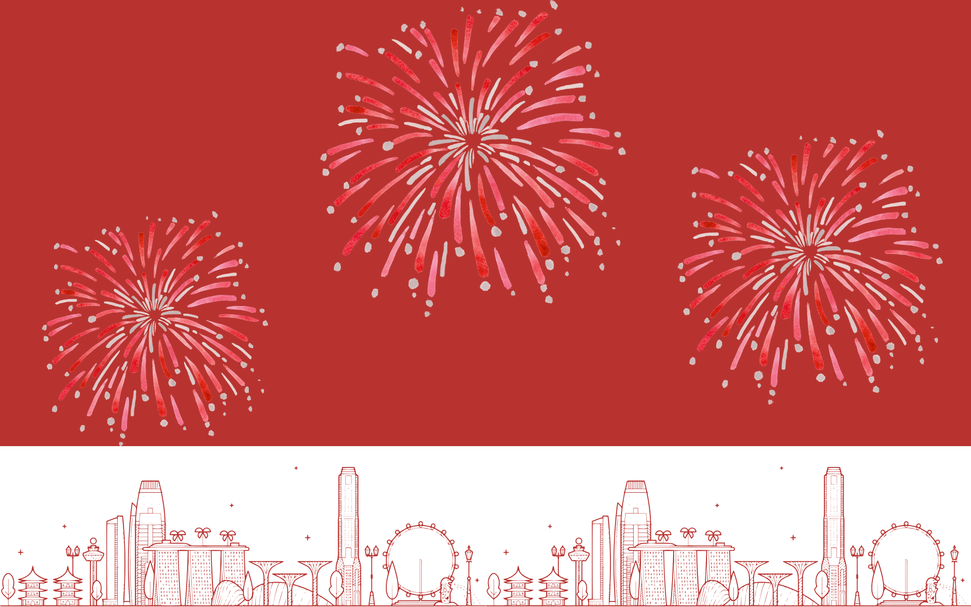 Singapore National Day Countdown background