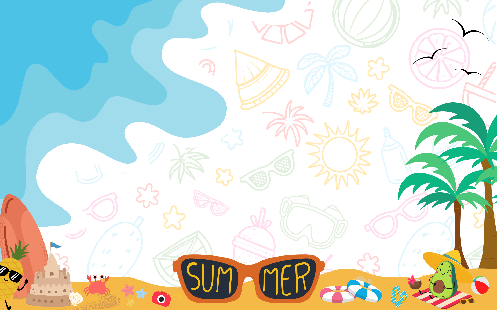 Summer Countdown background