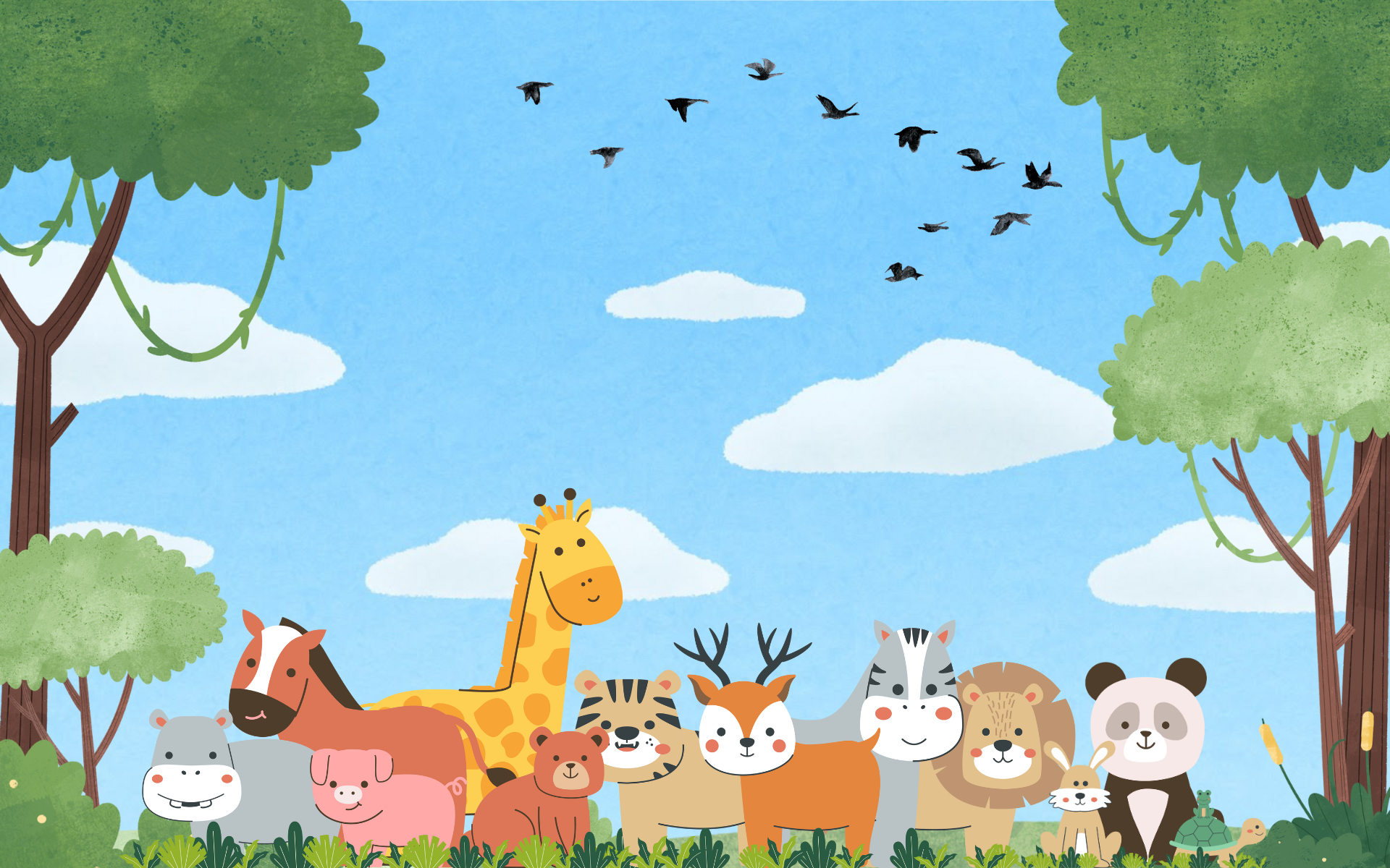 World Animal Day Countdown background