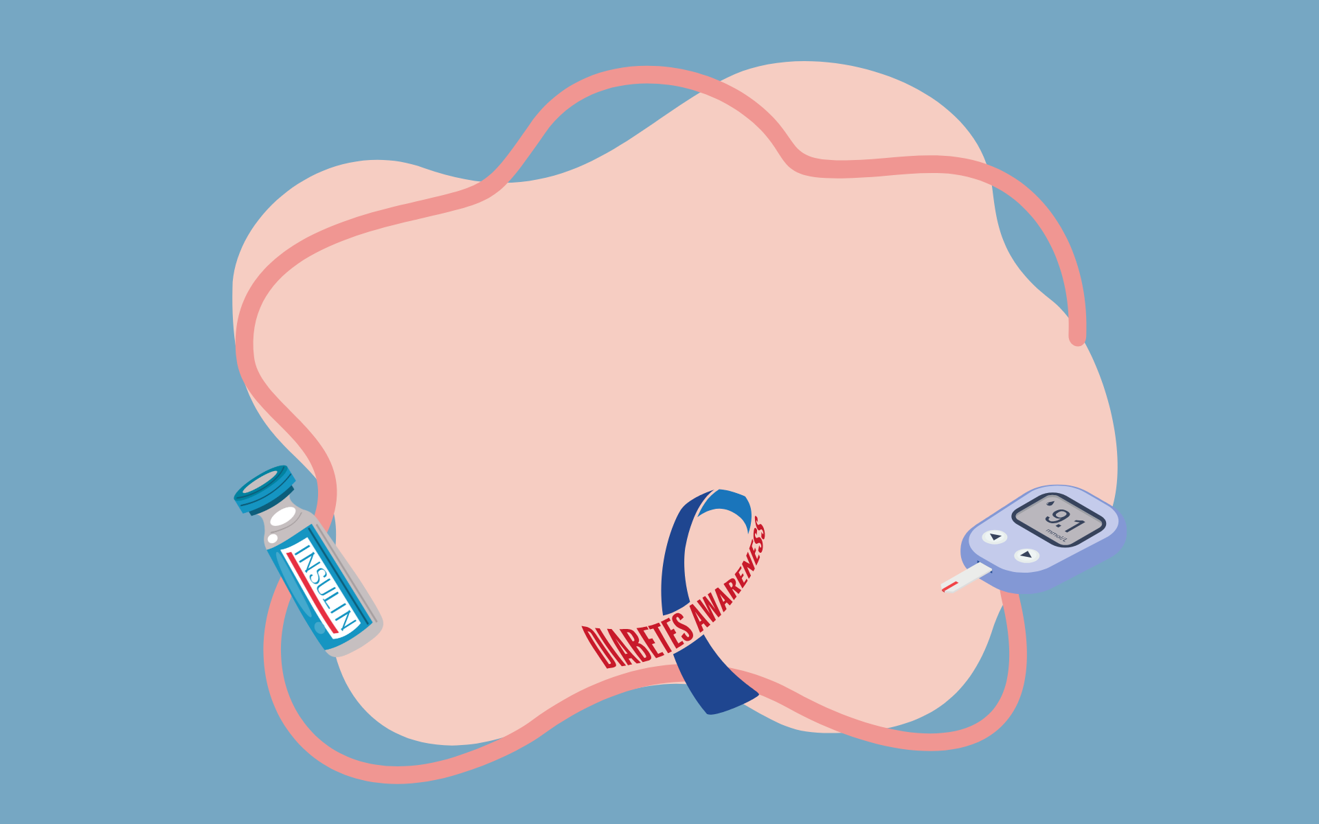 World Diabetes Day Countdown background