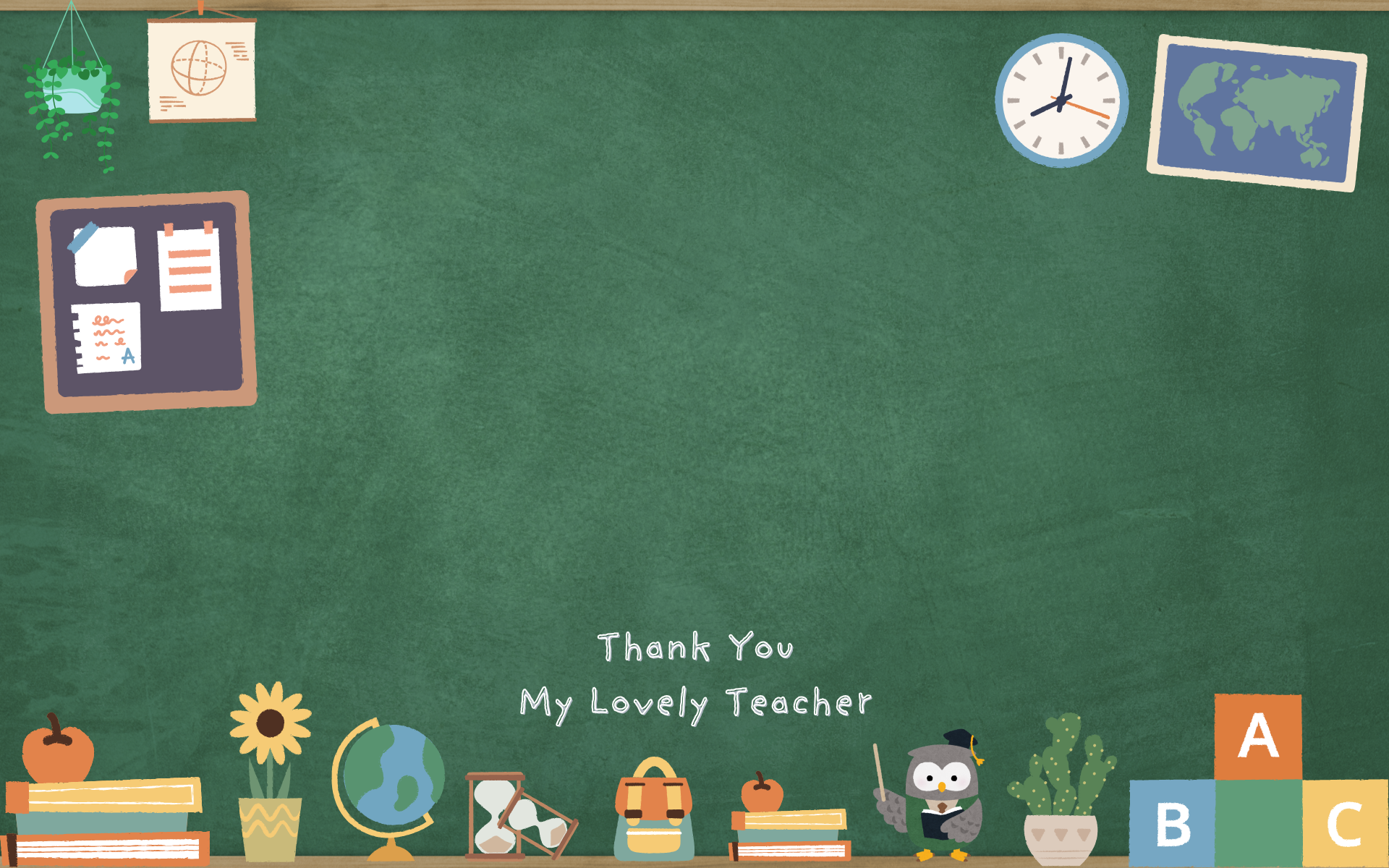 World Teachers' Day Countdown background