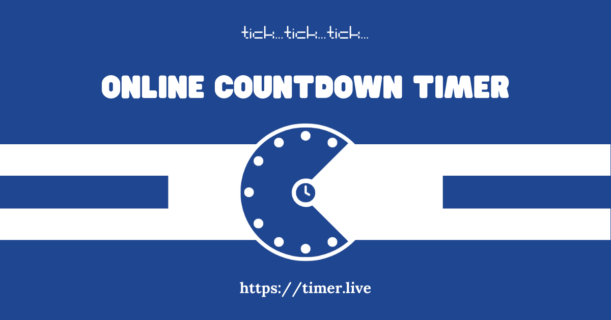 Timer live Free And Customizable Big Online Countdown Timer Timer live Free And Customizable Big Online Countdown Timer